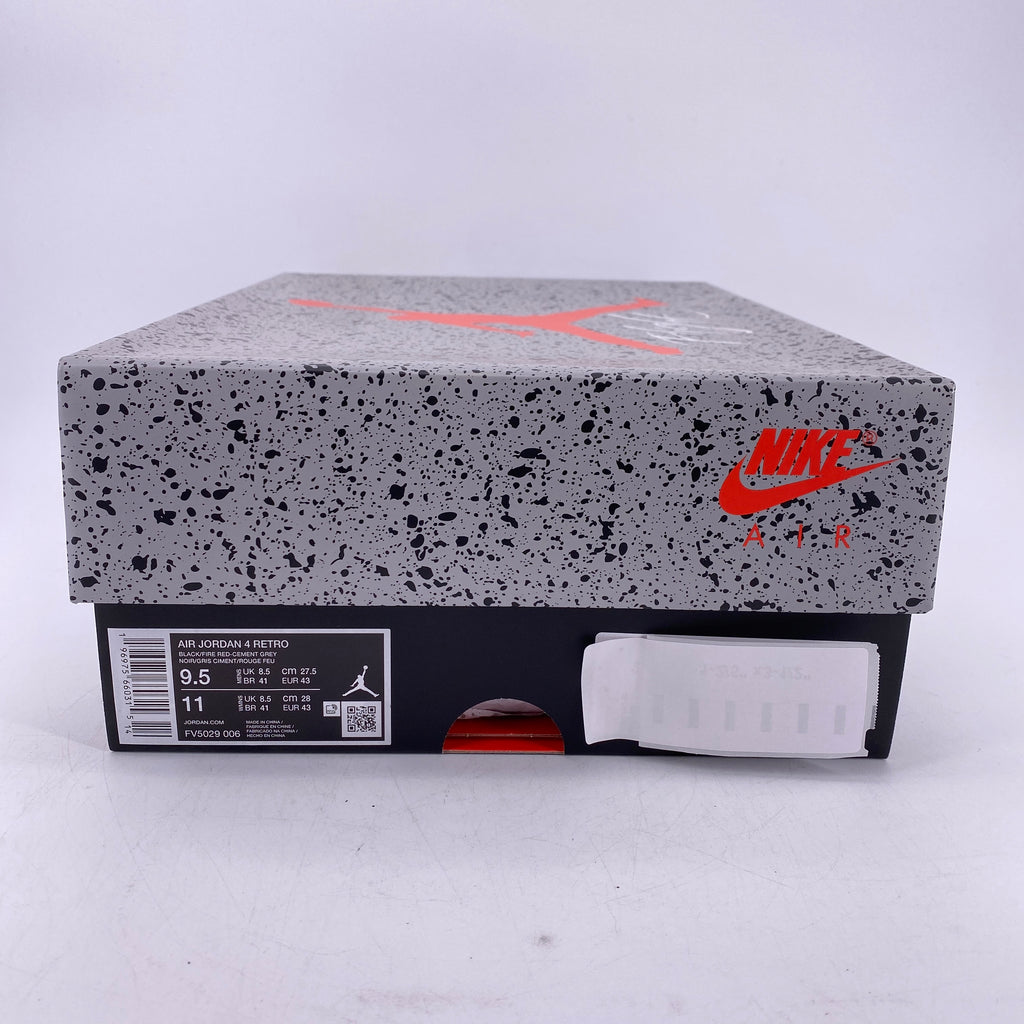 Air Jordan 4 Retro "Bred Reimagined" 2024 New Size 9.5