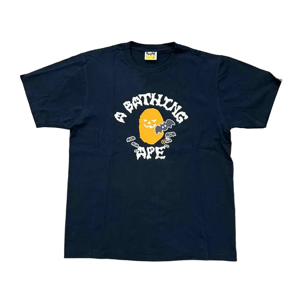 Bape T-Shirt "HALLOWEEN" Black Used Size XL