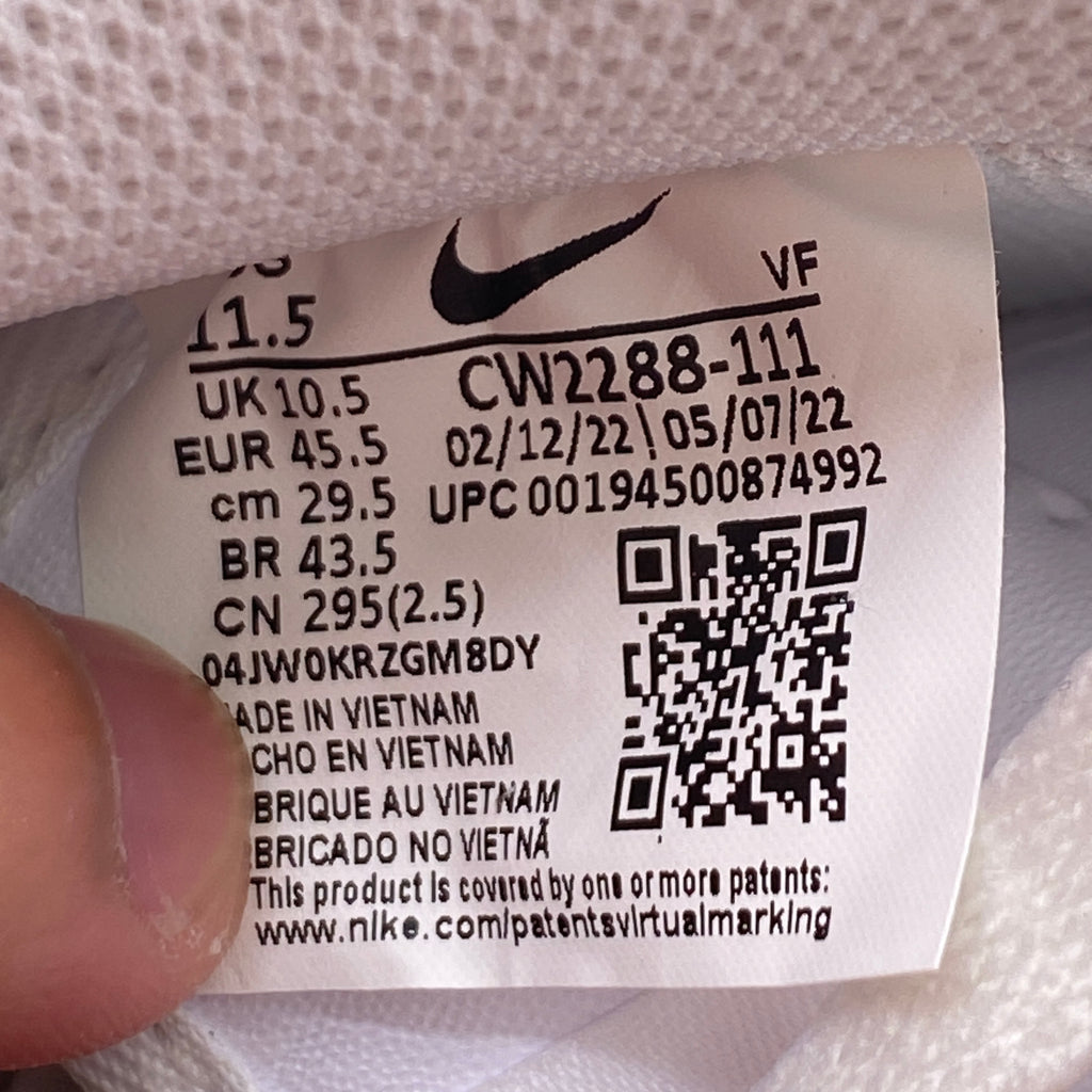 Nike Air Force 1 Low "White"  New Size 11.5