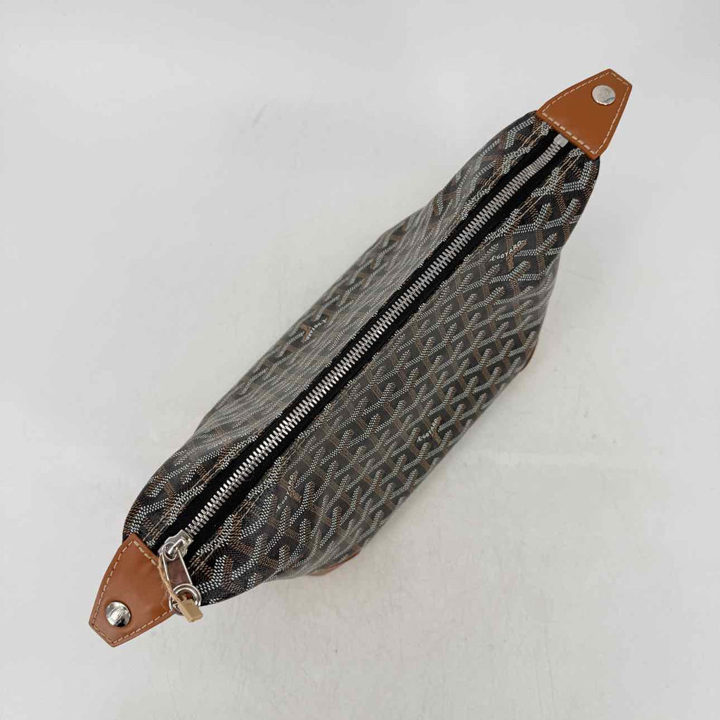 Goyard Pouch "BOEING TROUSSE DE TOILETTE" Used Brown Size 25