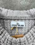 Stone Island Knit Crewneck "COMPASS" Cream Used Size L