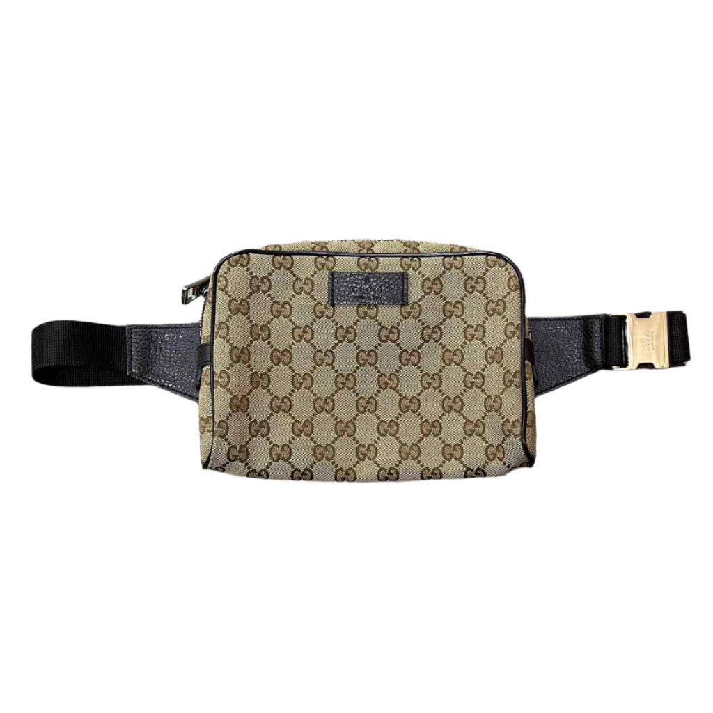 Gucci Waist Bag "CANVAS" Used Beige
