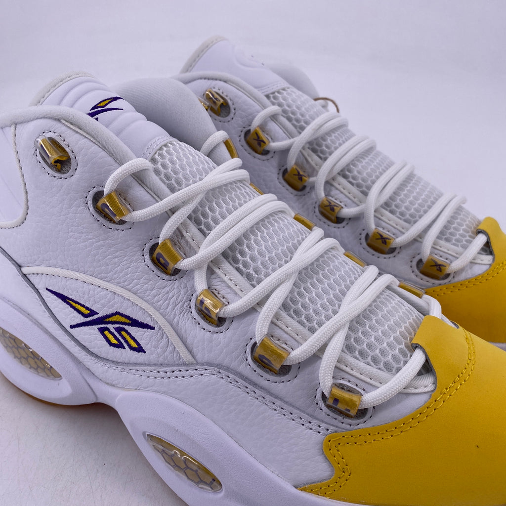 Reebok Question Mid "Yellow Toe" 2020 New Size 10.5