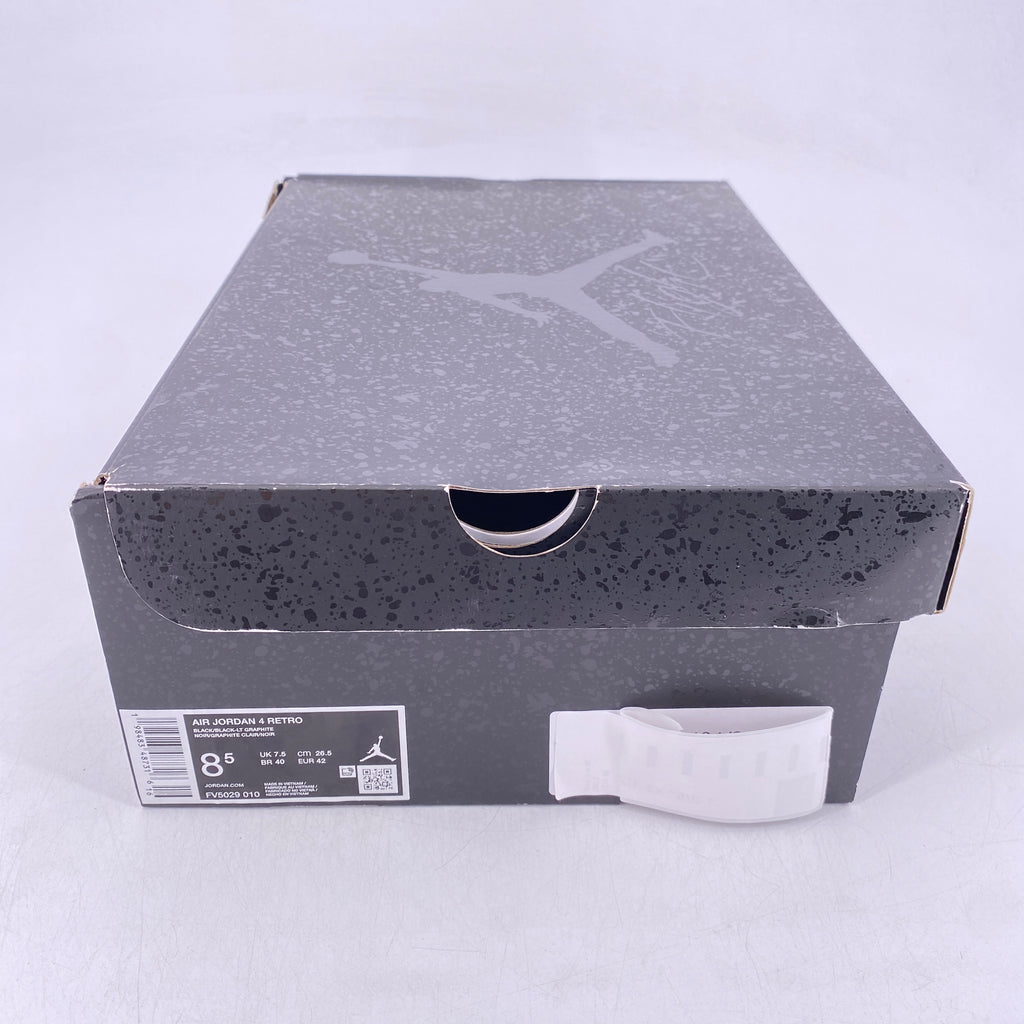 Air Jordan 4 Retro "Black Cat" 2025 Used Size 8.5