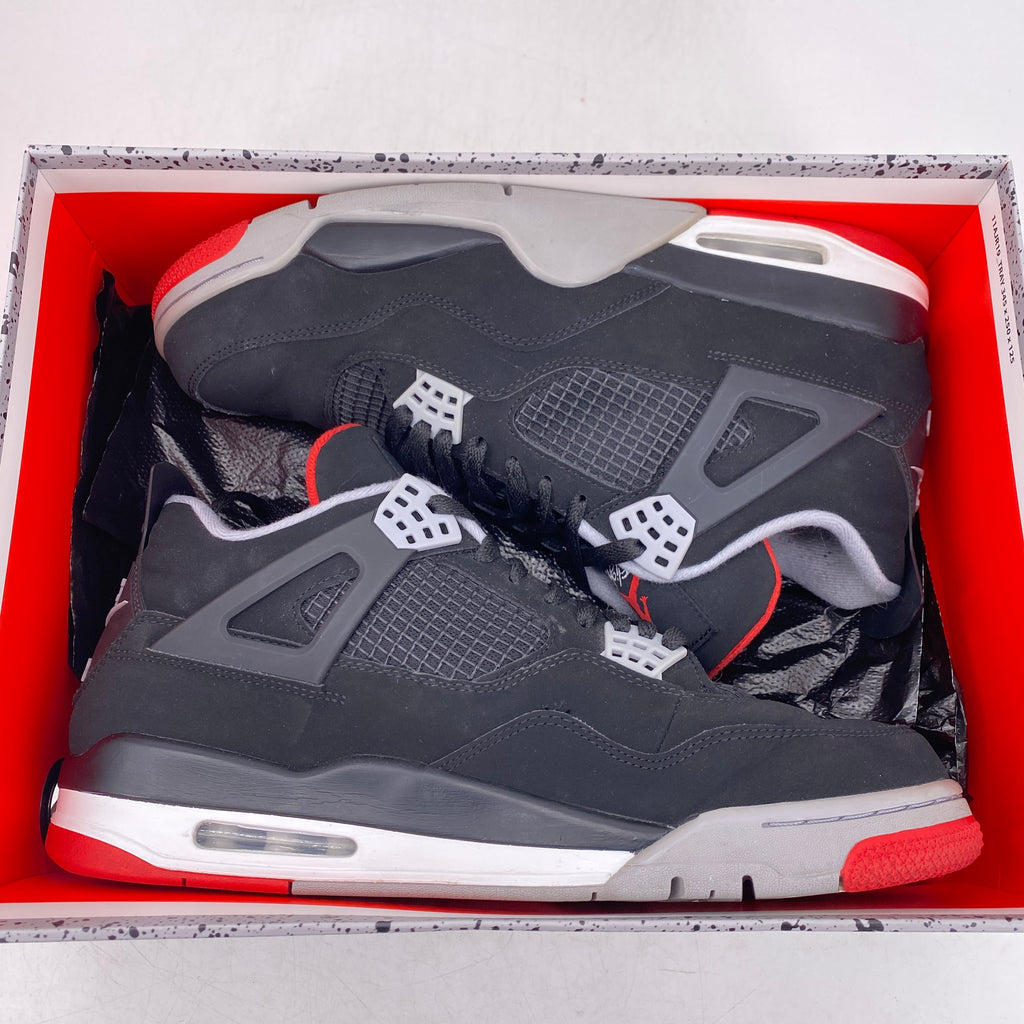 Air Jordan 4 Retro "Bred" 2019 Used Size 12