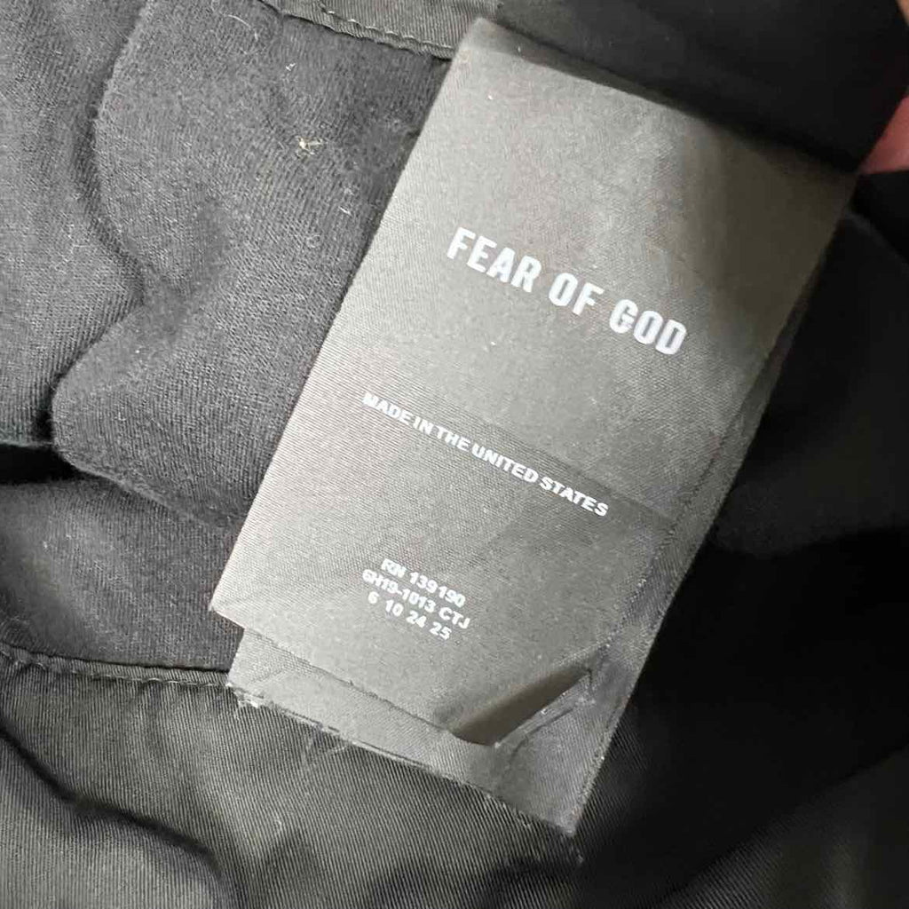 Fear of God Track Pants "SIXTH COLLECTION" Black Used Size L