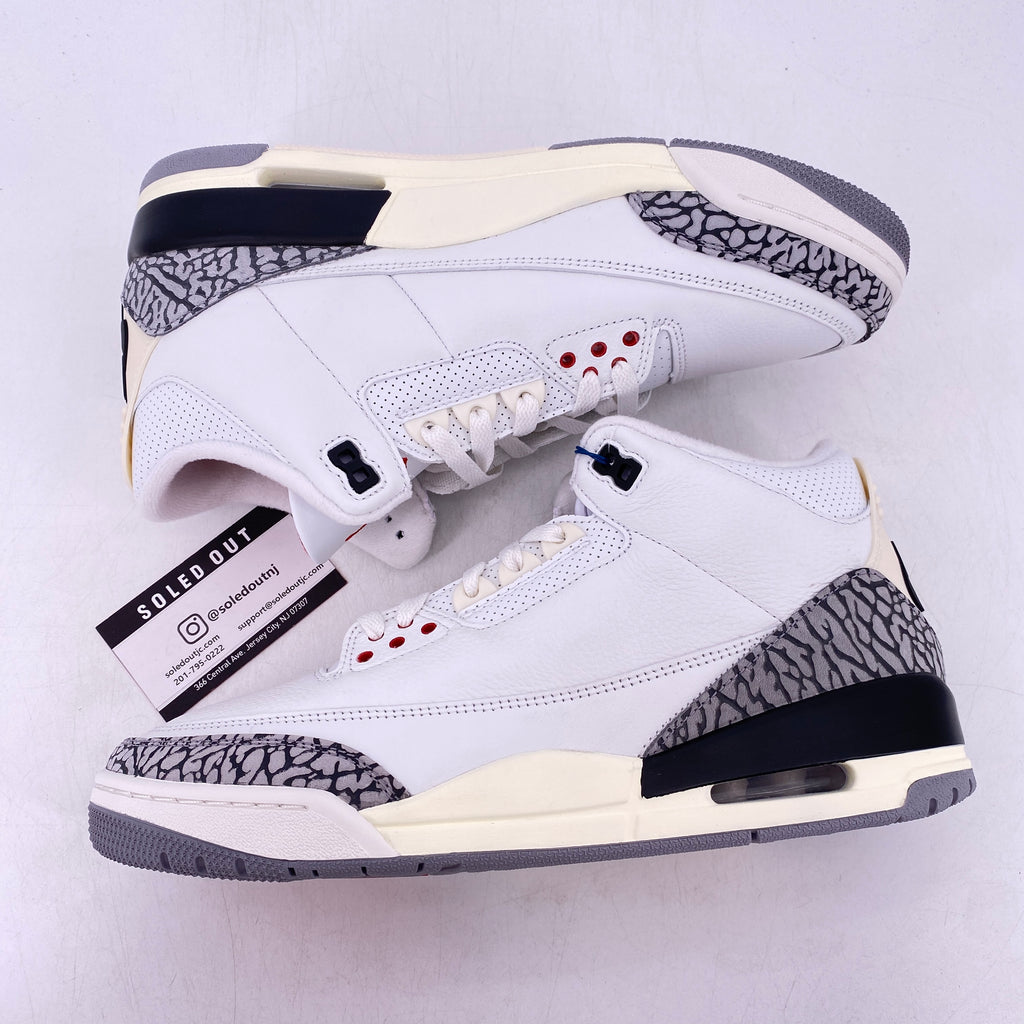 Air Jordan 3 Retro "White Cement Reimagined" 2023 New Size 10