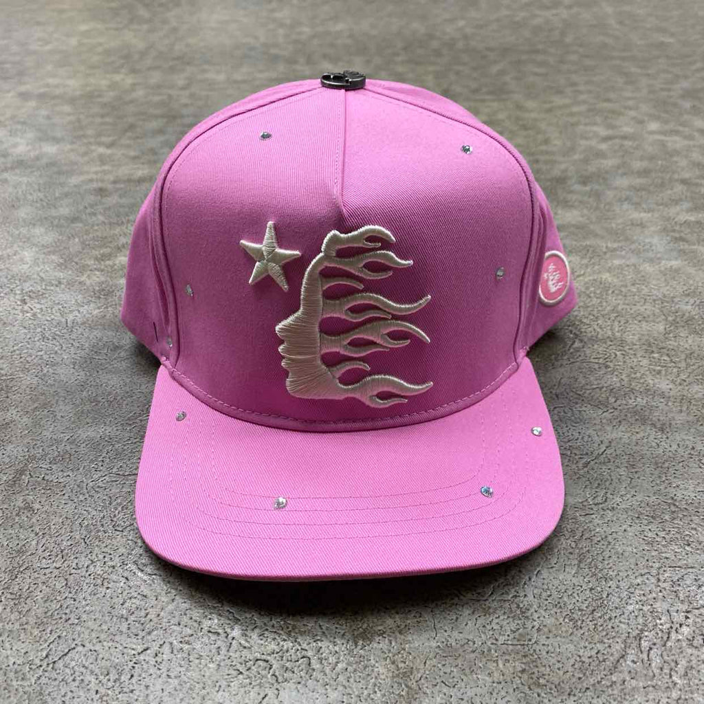 Hellstar Snapback "RHINESTONE" New Pink Size OS