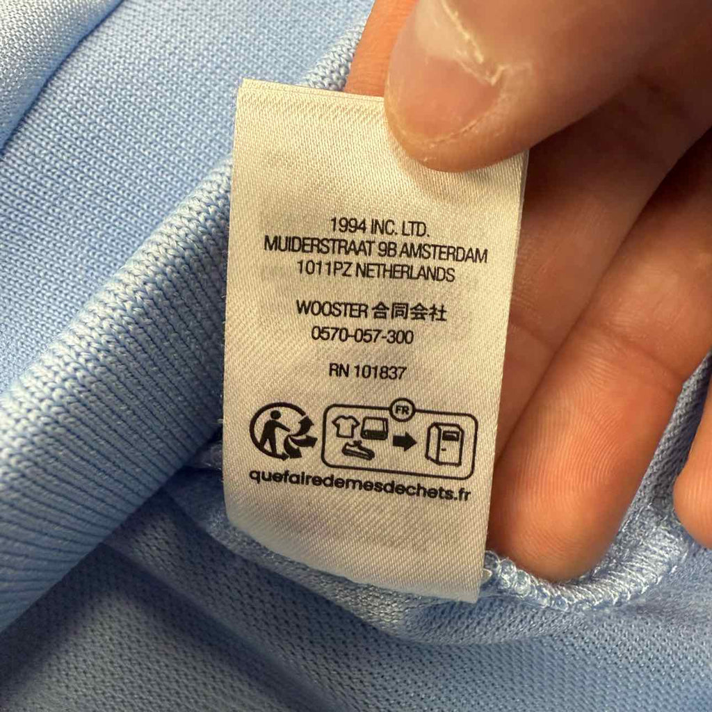 Supreme Track Jacket "TRICOT" Light Blue New Size S