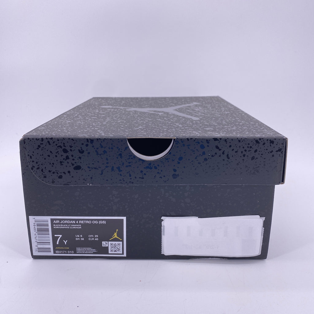 Air Jordan (GS) 4 Retro "Black Cat" 2025 New Size 7Y