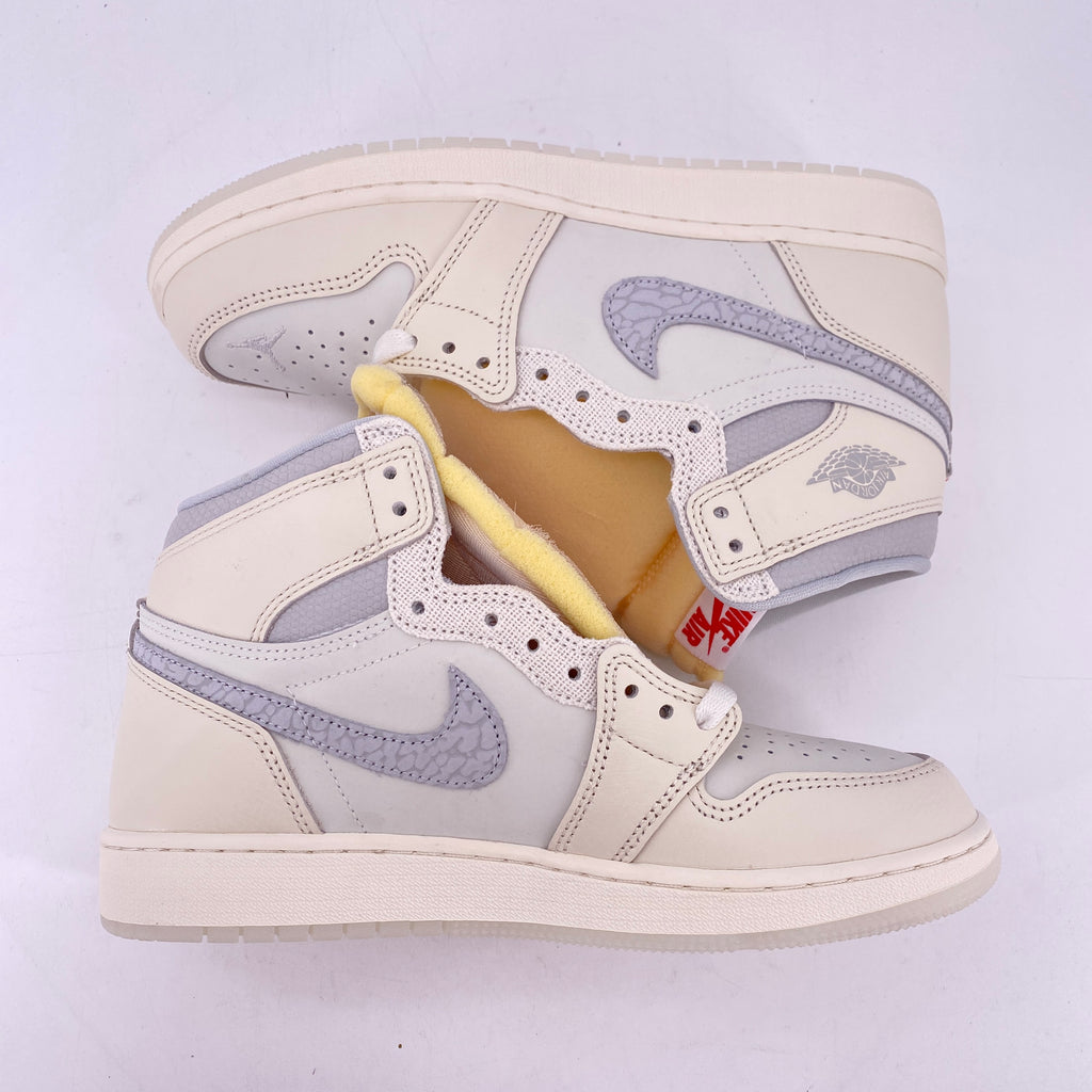 Air Jordan (GS) 1 Retro High OG "Sail University Red" 2025 New Size 6.5Y