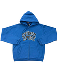 Stussy Zip Up "SPORT LOGO" Blue New Size 2XL