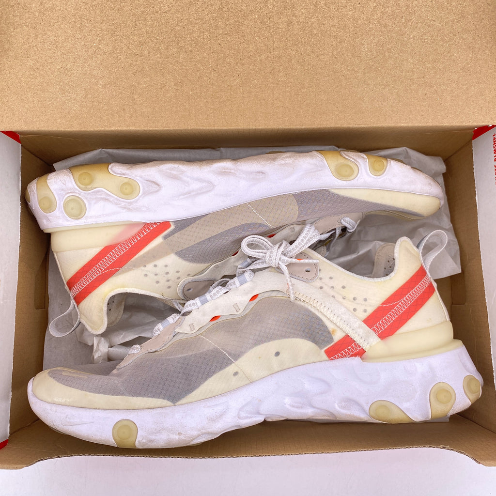 Nike React Element 87 "Sail Light" 2018 Used Size 9