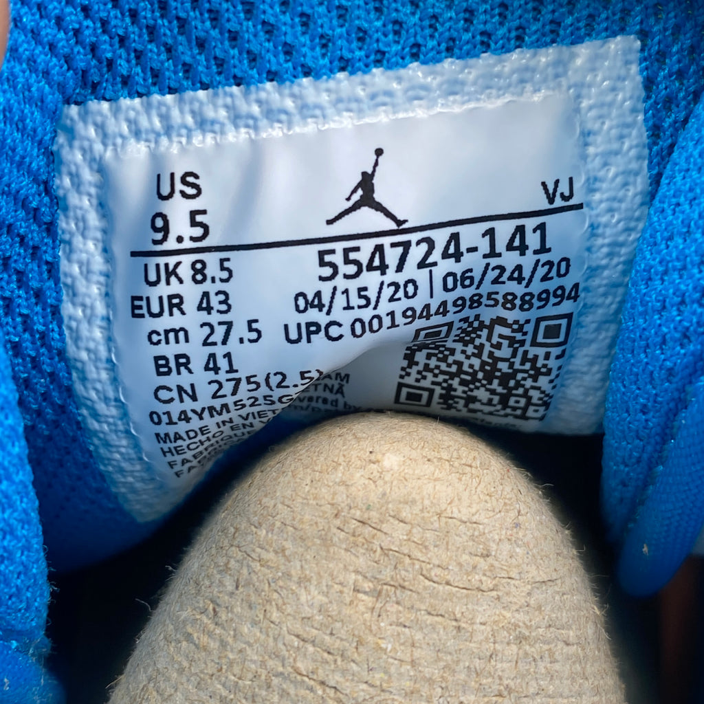 Air Jordan 1 Mid "Laser Blue" 2020 New Size 9.5