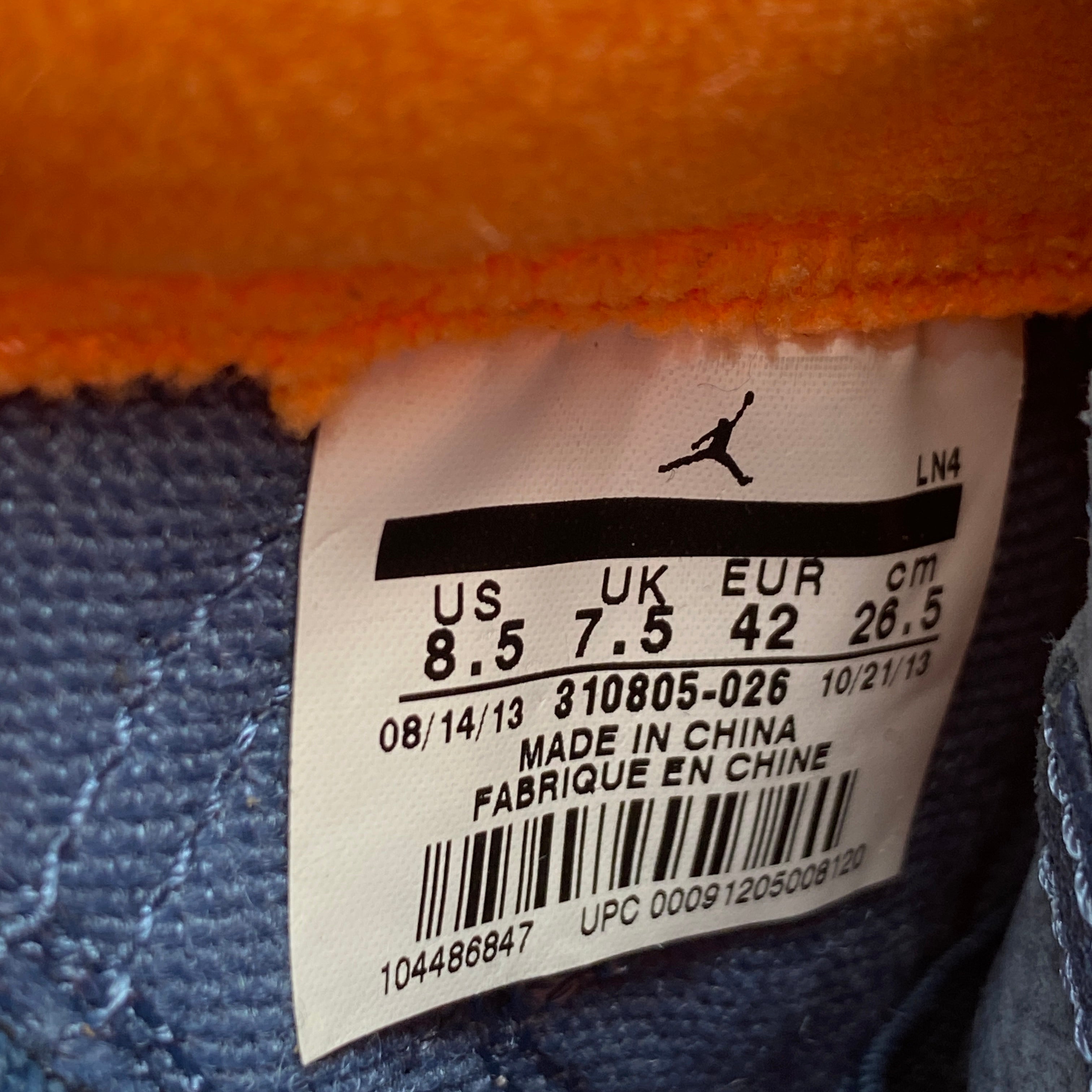 Air Jordan 10 Retro &quot;Bobcats&quot; 2014 New (Cond) Size 8.5