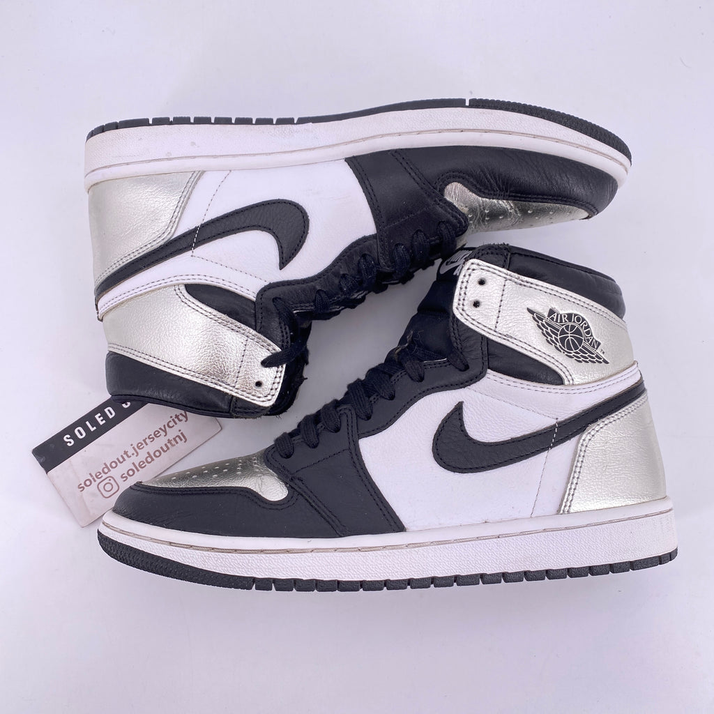 Air Jordan (W) 1 Retro High OG "Silver Toe" 2021 Used Size 9W
