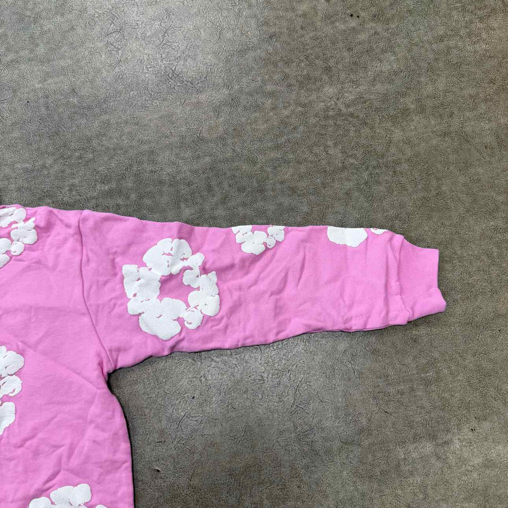 Denim Tears Hoodie "COTTON WREATH" Pink New Size L