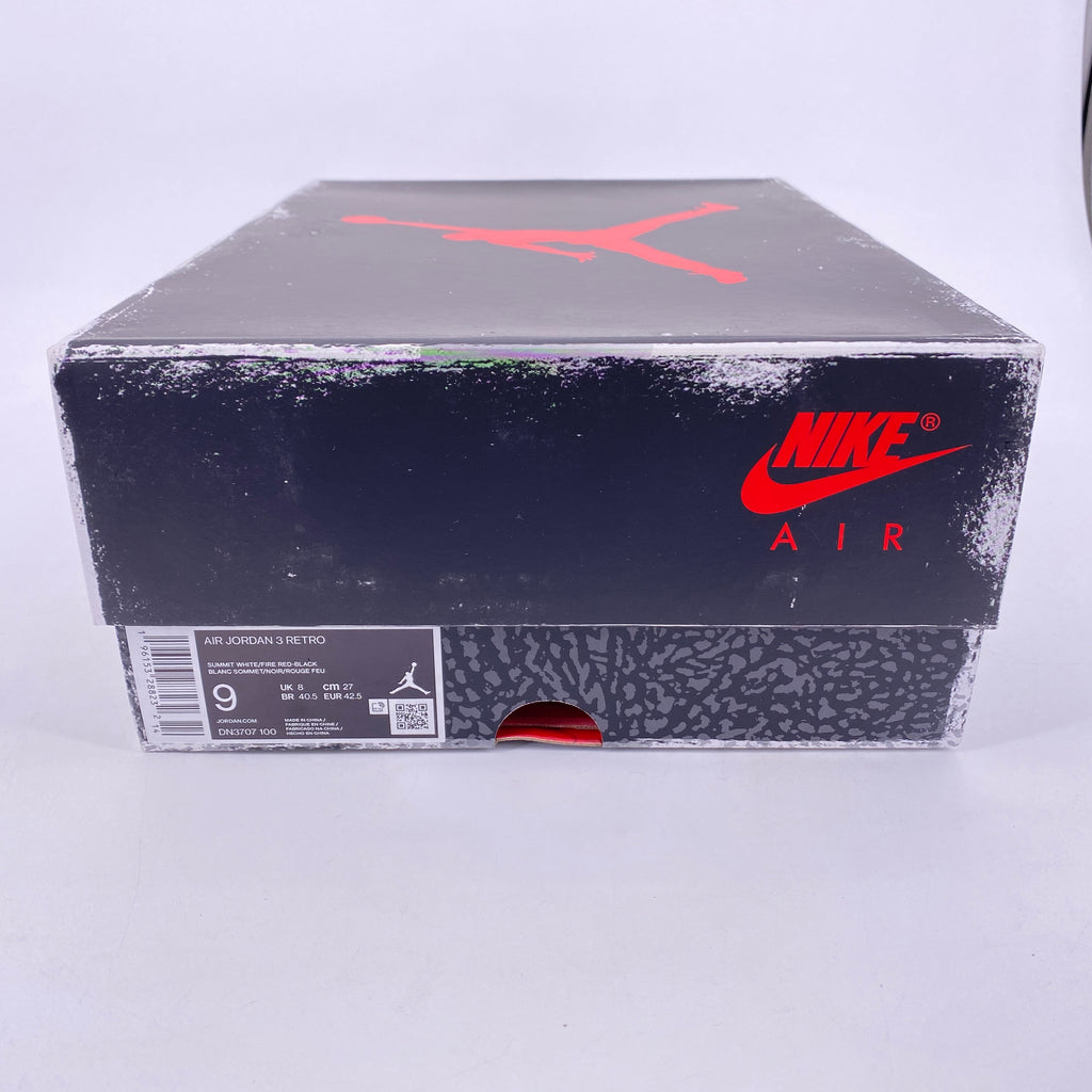 Air Jordan 3 Retro "White Cement Reimagined" 2023 New Size 9