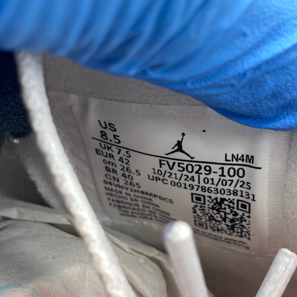Air Jordan 4 Retro "White Cement" 2025 New Size 8.5