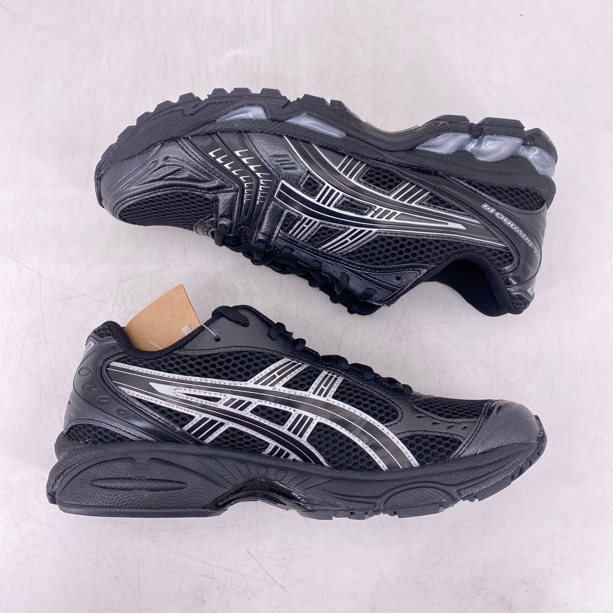 Asics Gel-Kayano 14 &quot;Black Pure Silver&quot; 2024 New Size 7