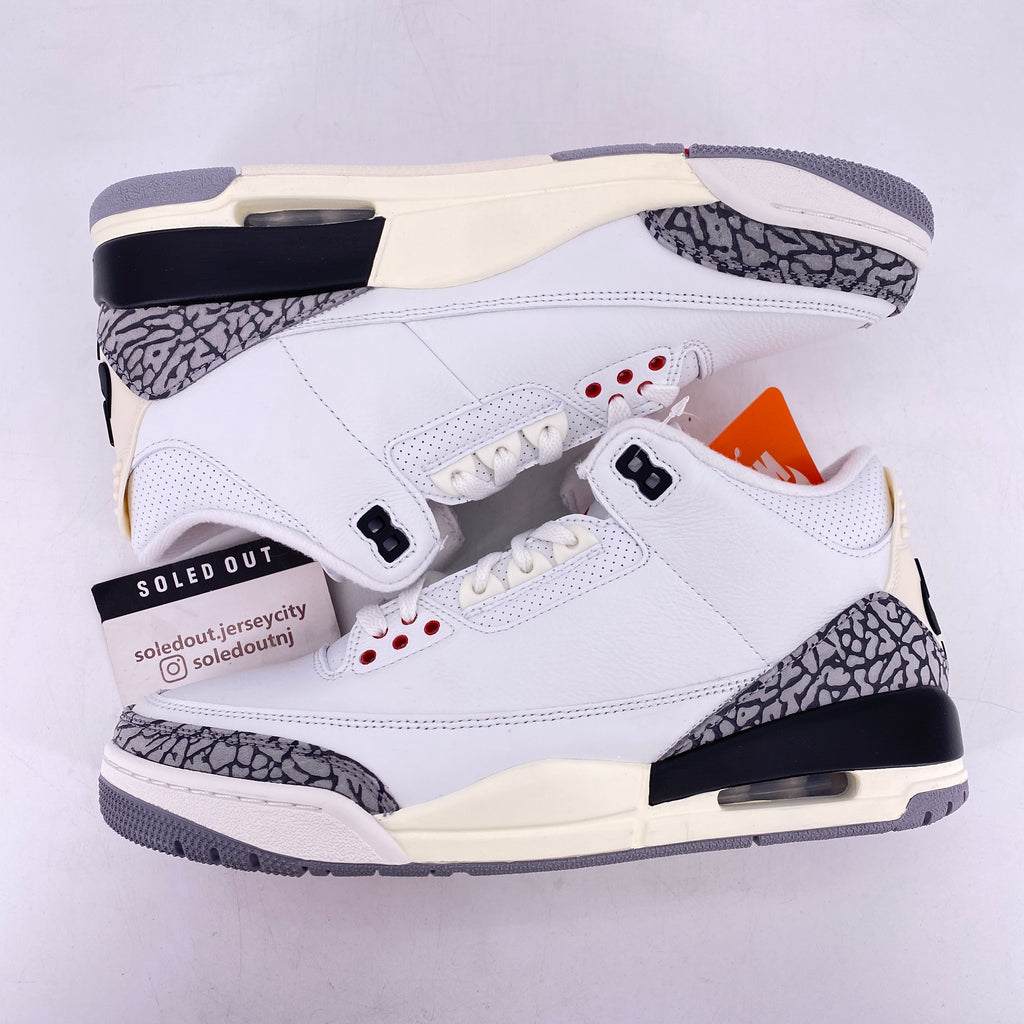 Air Jordan 3 Retro "White Cement Reimagined" 2023 New Size 10