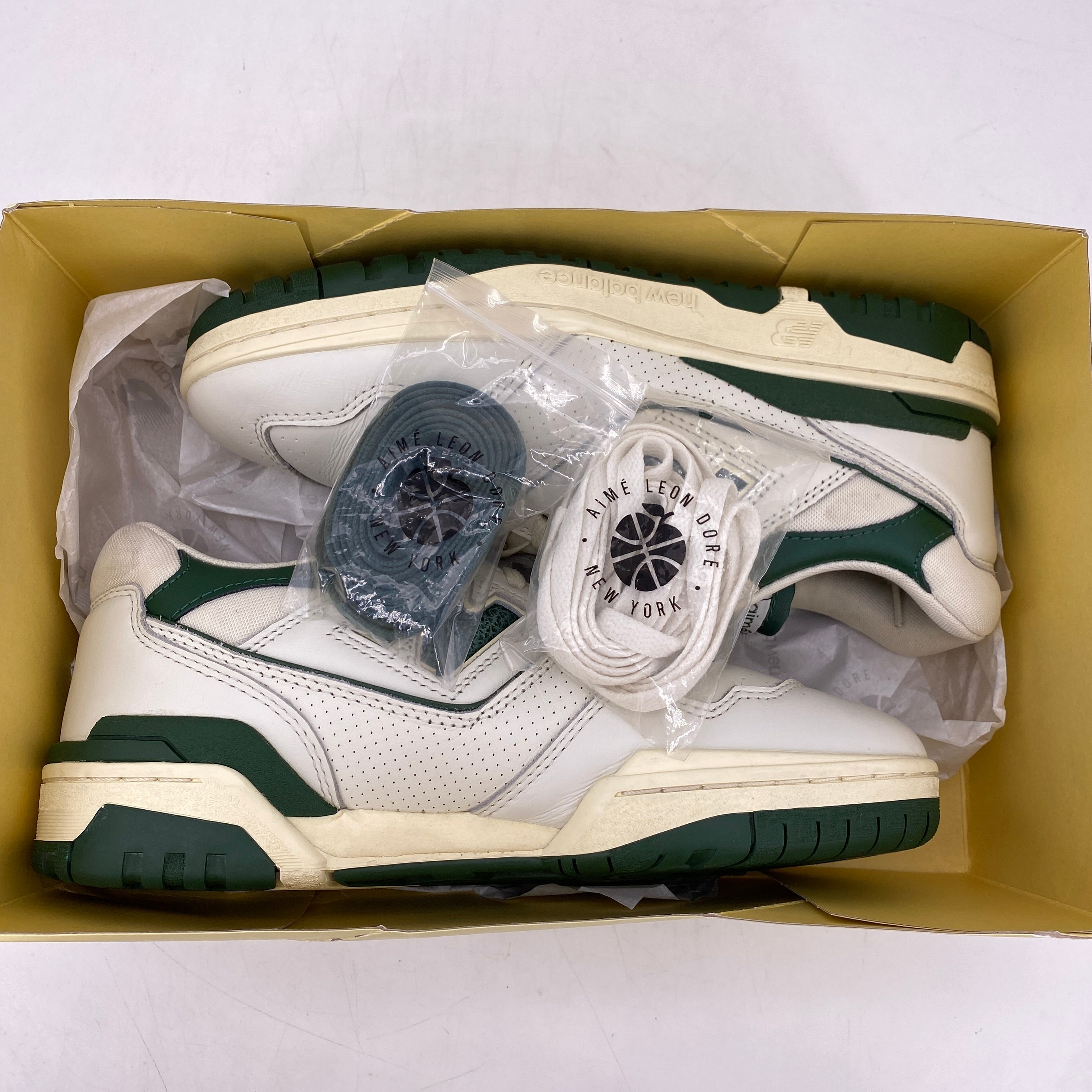 New Balance 550 / ALD &quot;White Green&quot; 2020 Used Size 7