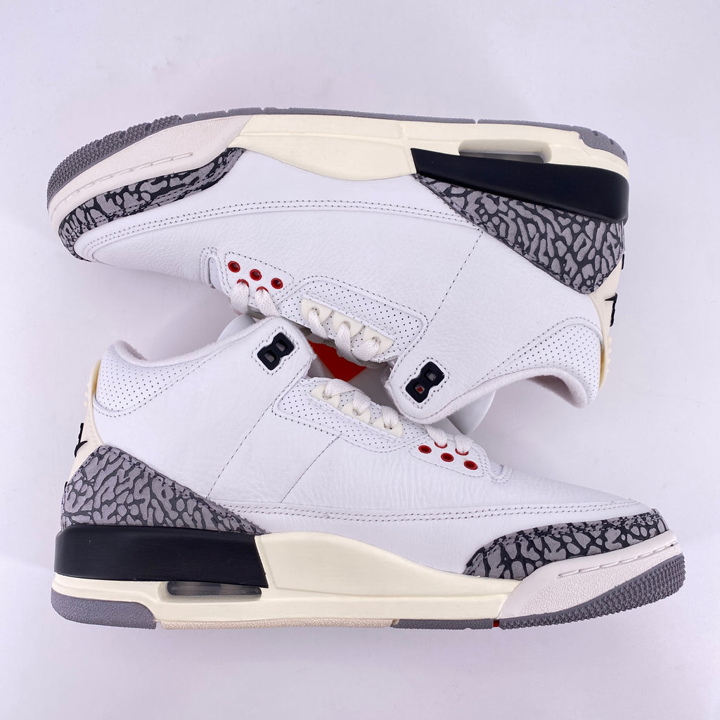 Air Jordan 3 Retro "White Cement Reimagined" 2023 New Size 8.5