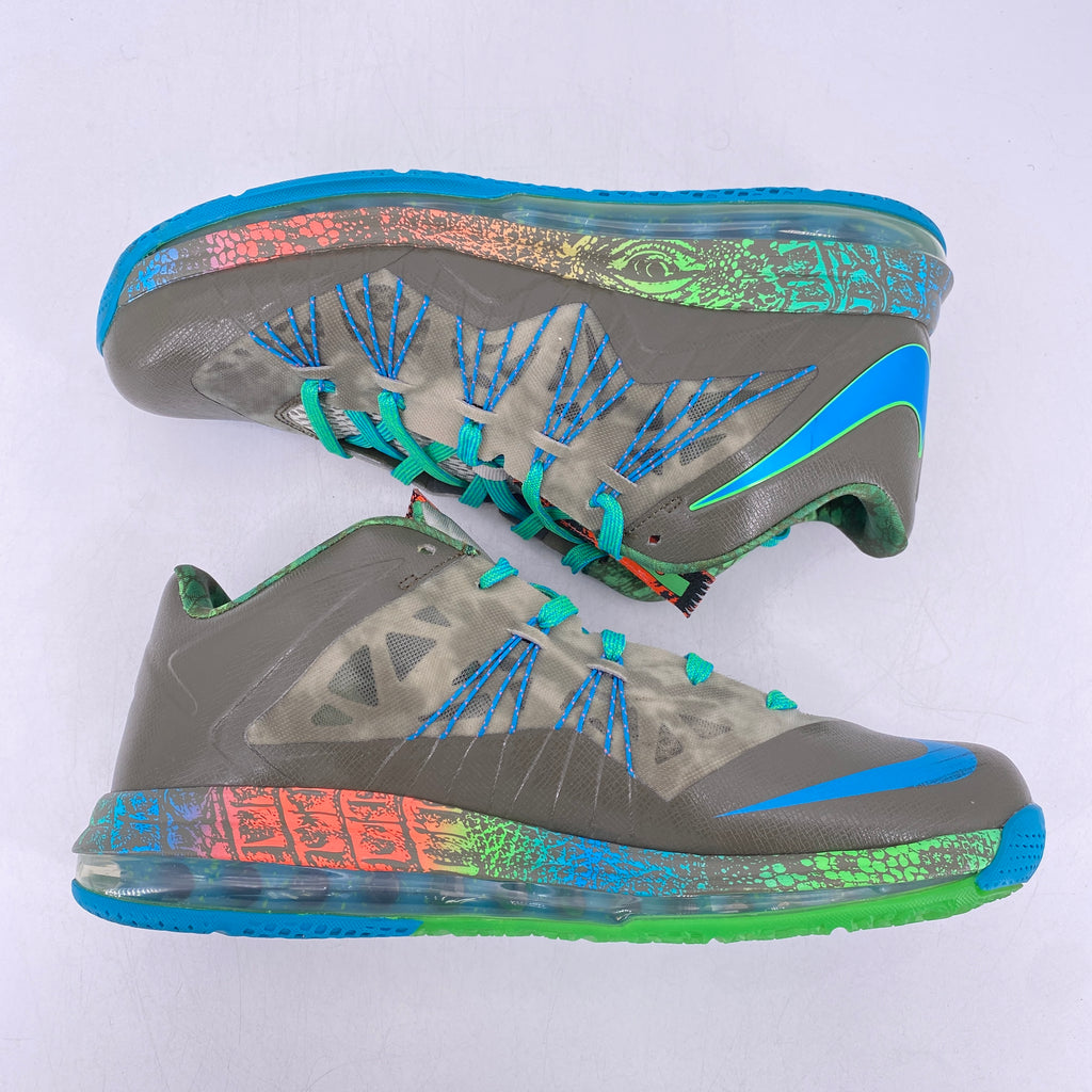 Nike Air Max Lebron X Low "Reptile" 2013 Used Size 11.5
