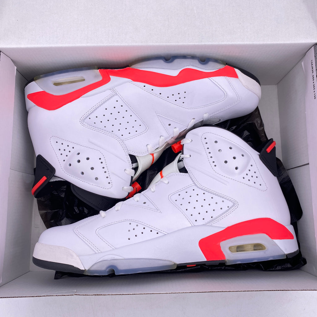 Air Jordan 6 Retro "Infrared White" 2014 New Size 11.5