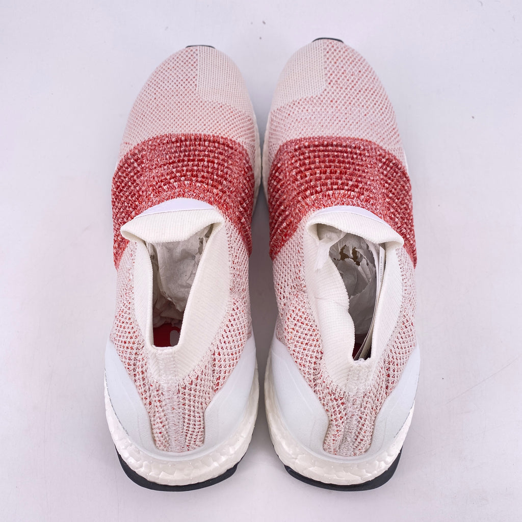 Adidas Ultra Boost Laceless "White" 2017 New Size 8