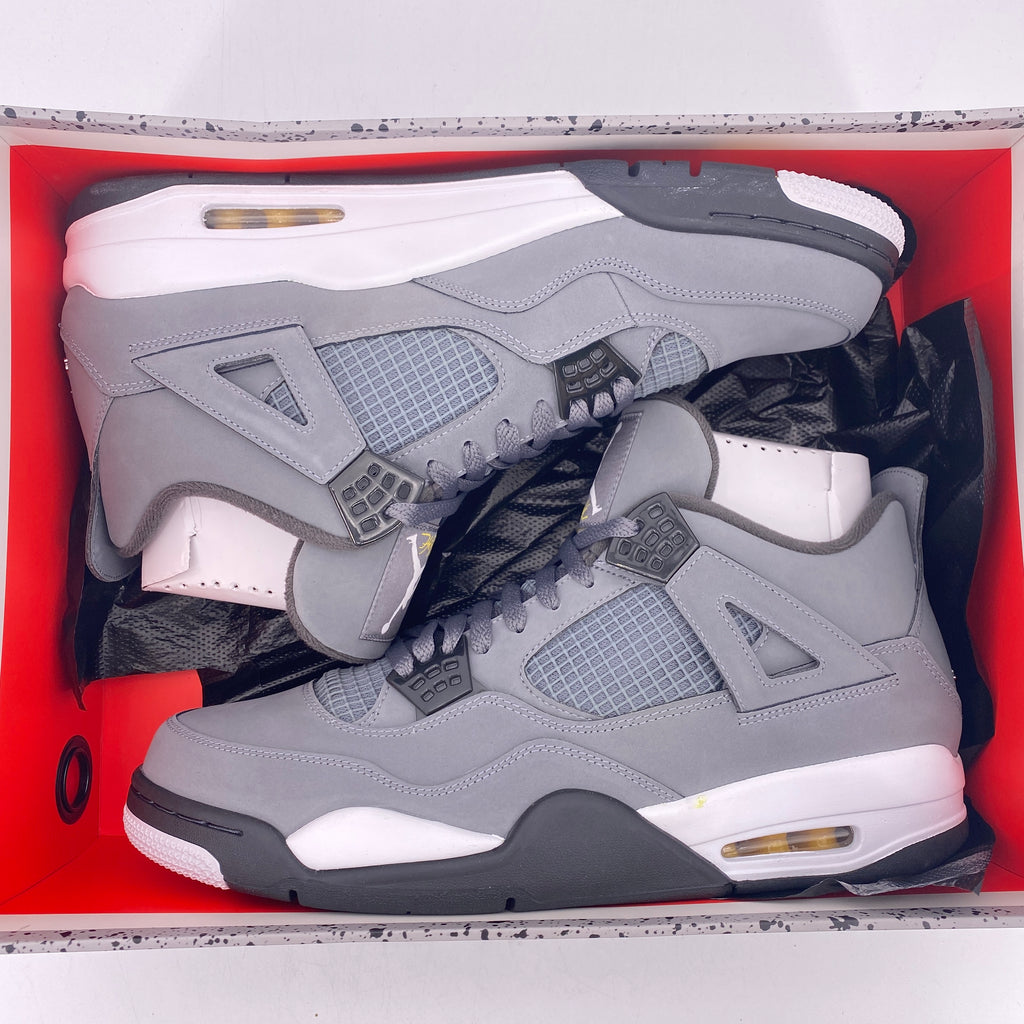 Air Jordan 4 Retro "Cool Grey" 2019 New Size 13