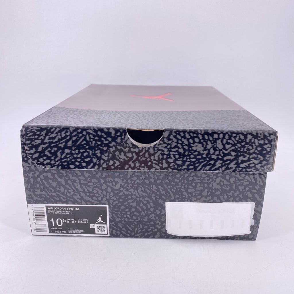 Air Jordan 3 Retro "Cement Grey" 2024 New Size 10.5