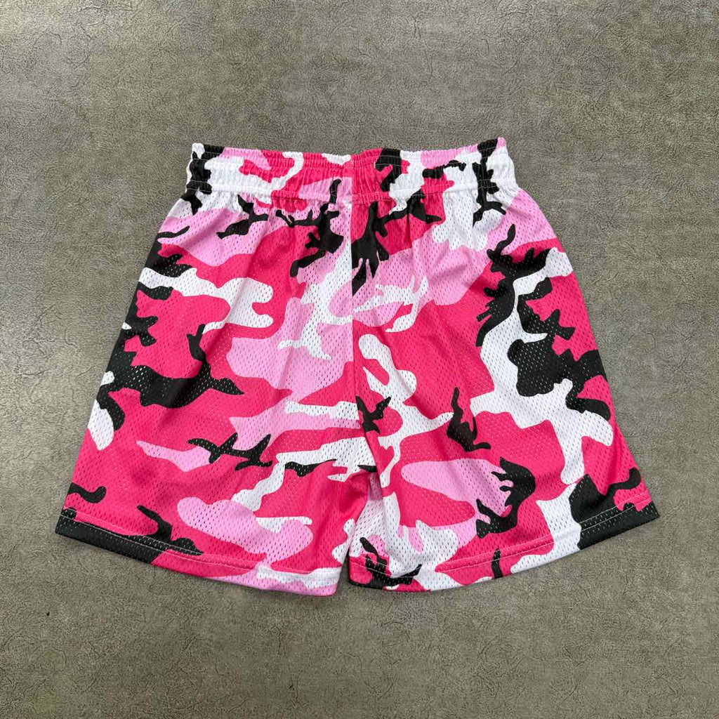 Eric Emanuel Mesh Shorts "CAMO" Pink New Size S