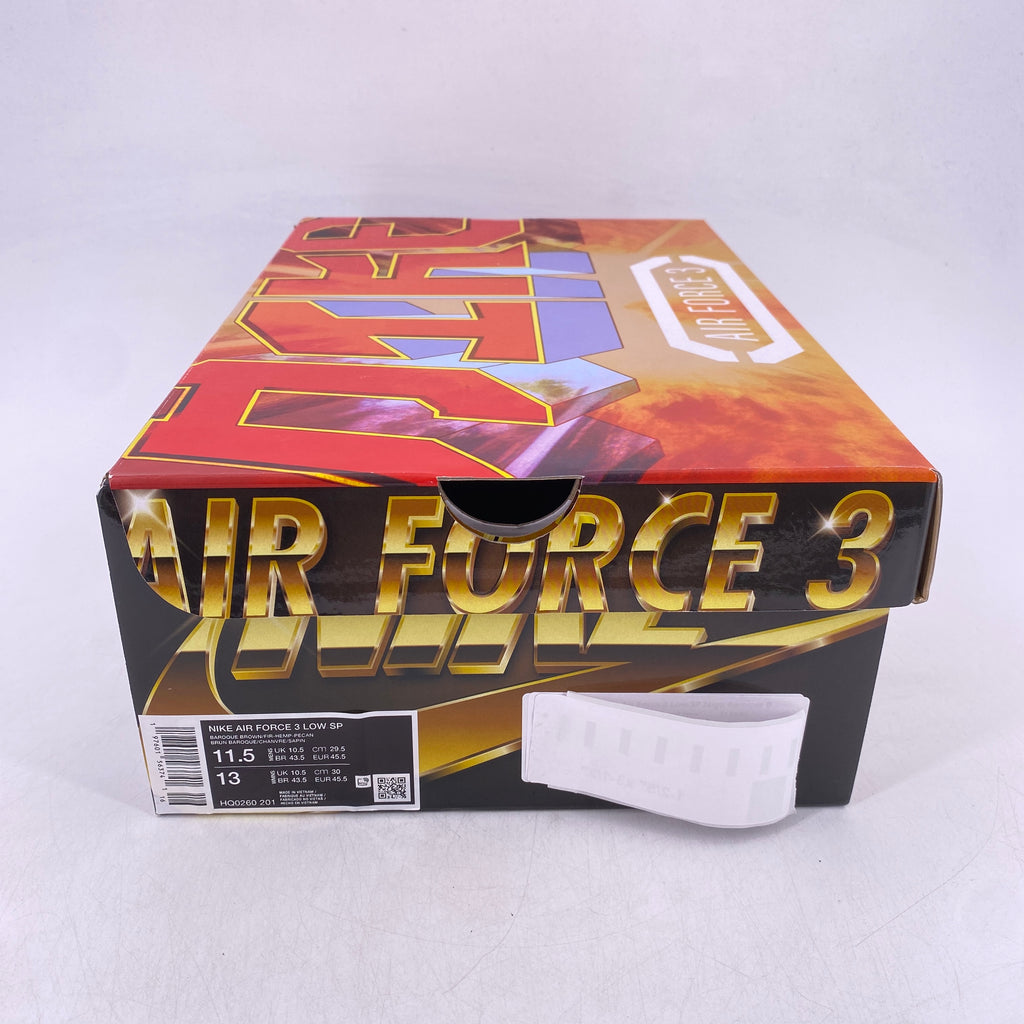 Nike Air Force 3 Low SP "Nigo Baroque Brown" 2024 New Size 11.5