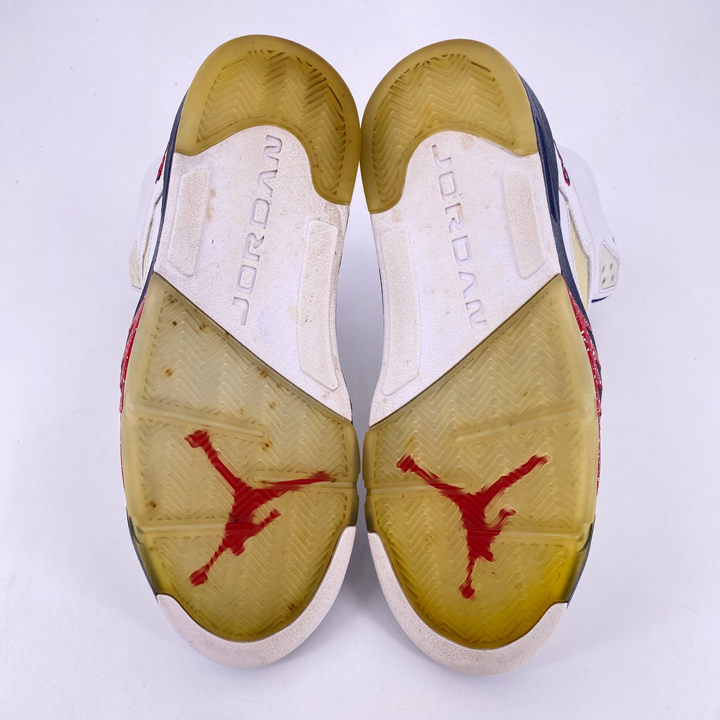 Air Jordan 5 Retro "Independence Day" 2011 Used Size 9.5