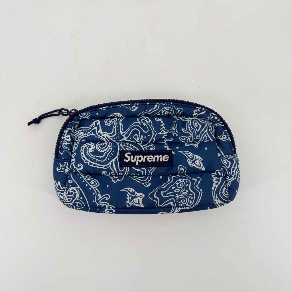 Supreme Pouch "PUFFER" Used Blue Size OS