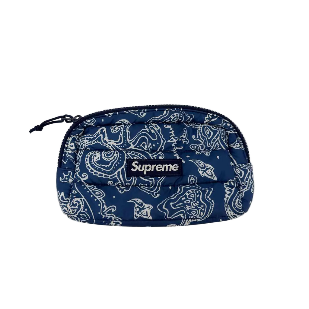 Supreme Pouch "PUFFER" Used Blue Size OS