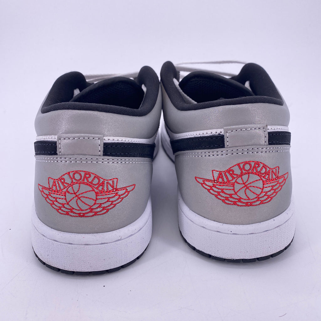 Air Jordan 1 Low SE "White Black Matte Silver' 2025 Used Size 9.5