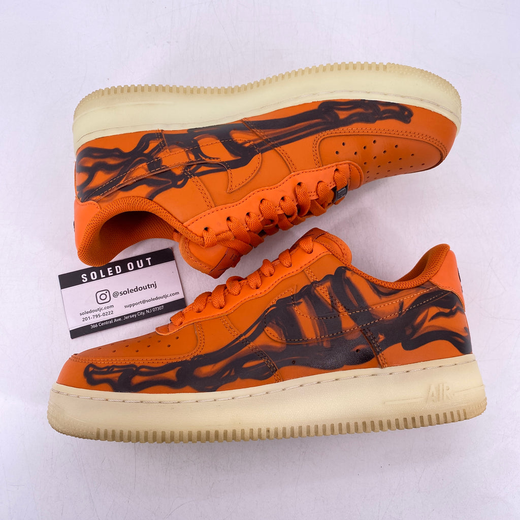 Nike Air Force 1 "Orange Skeleton" 2020 Used Size 8