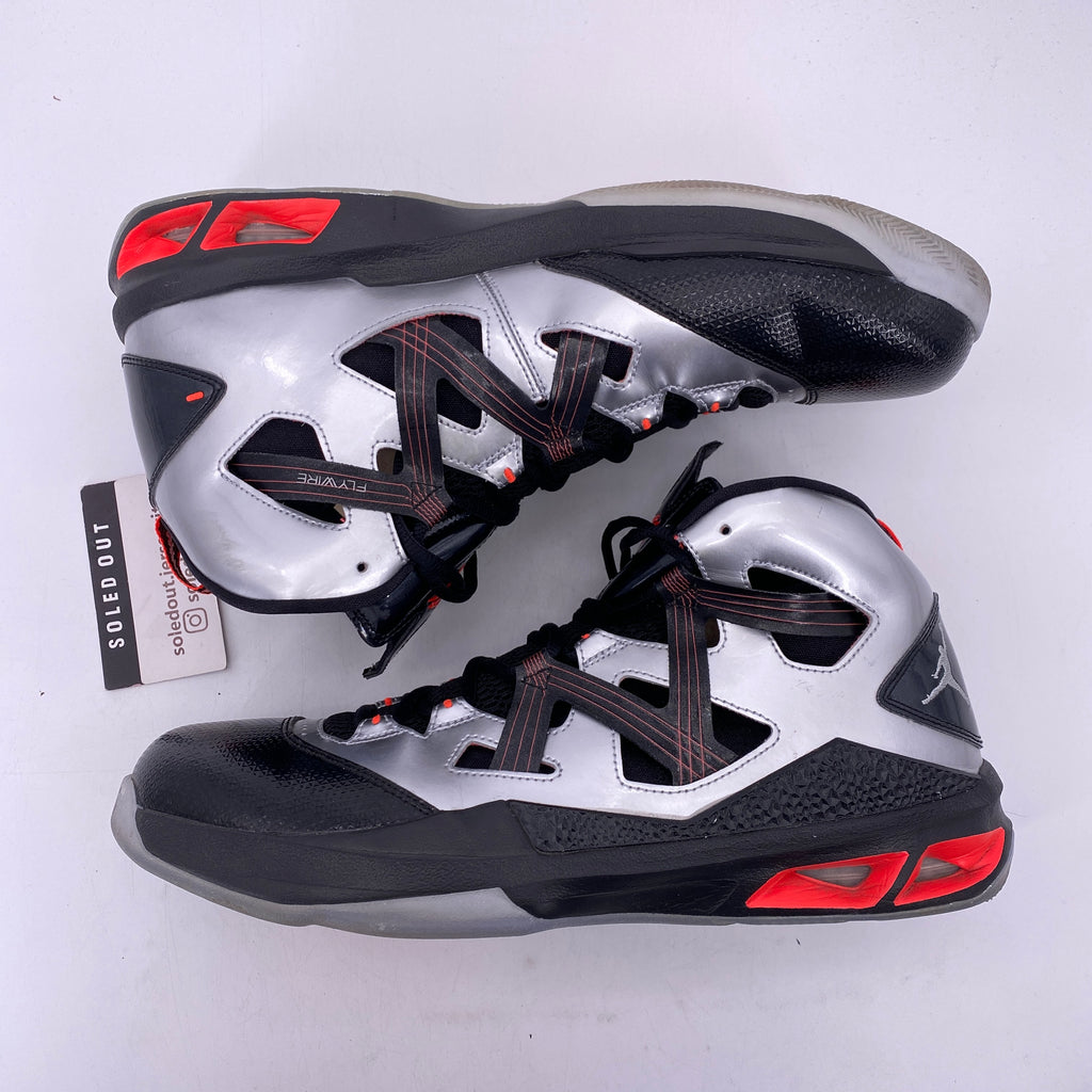 Air Jordan Melo M9 "Black Silver" 2012 Used Size 13