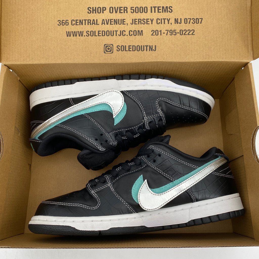 Nike SB Dunk Low "Black Diamond" 2018 Used Size 9
