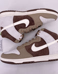 Nike Dunk High Retro "Light Chocolate" 2022 Used Size 12