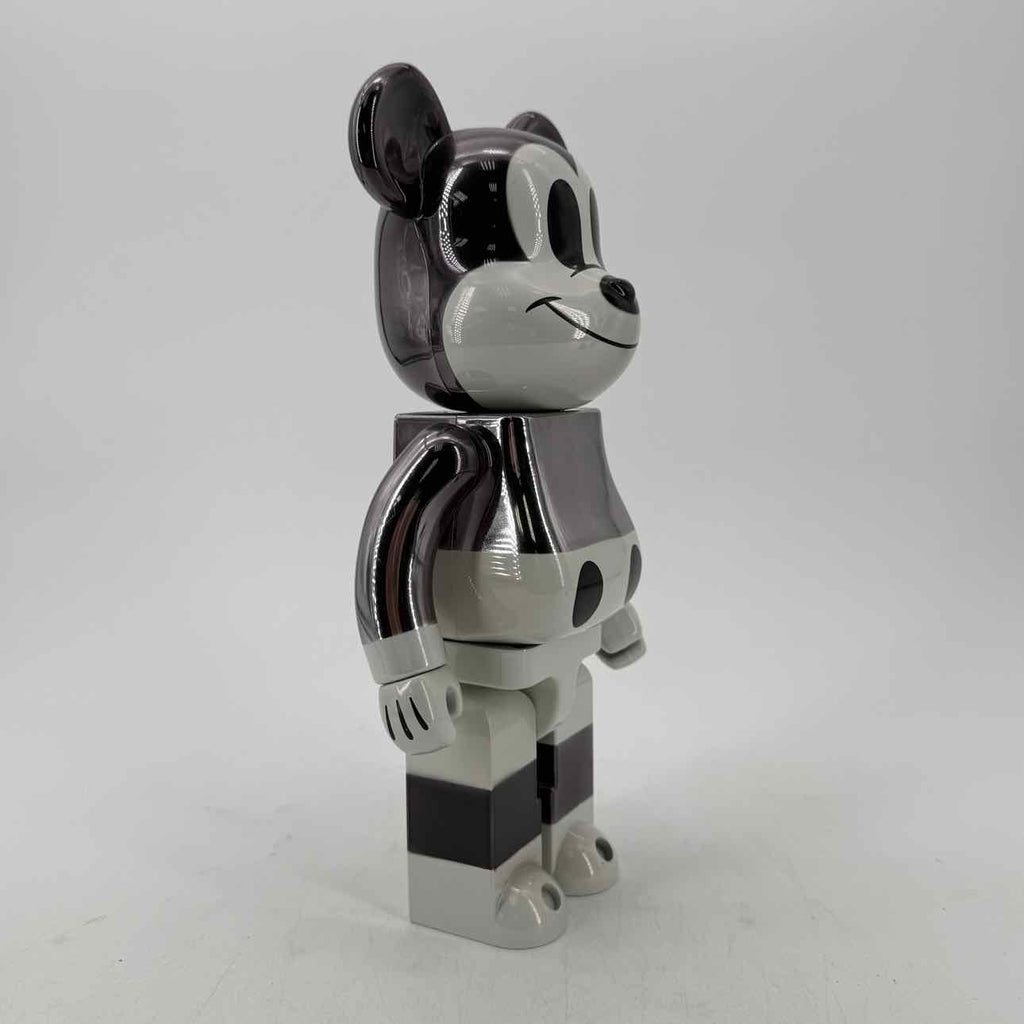 Bearbrick Figure "DISNEY FRAGMENT" Used Silver Size 100%/400%