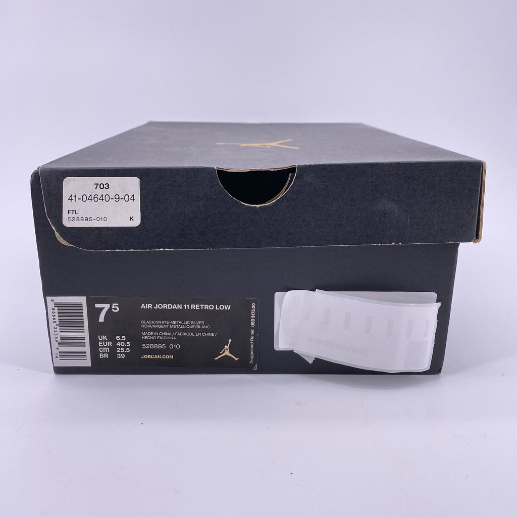 Air Jordan 11 Retro Low "Barons" 2017 Used Size 7.5