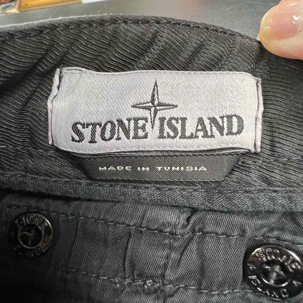 Stone Island Pants "CARGO" Washed Black Used Size 30