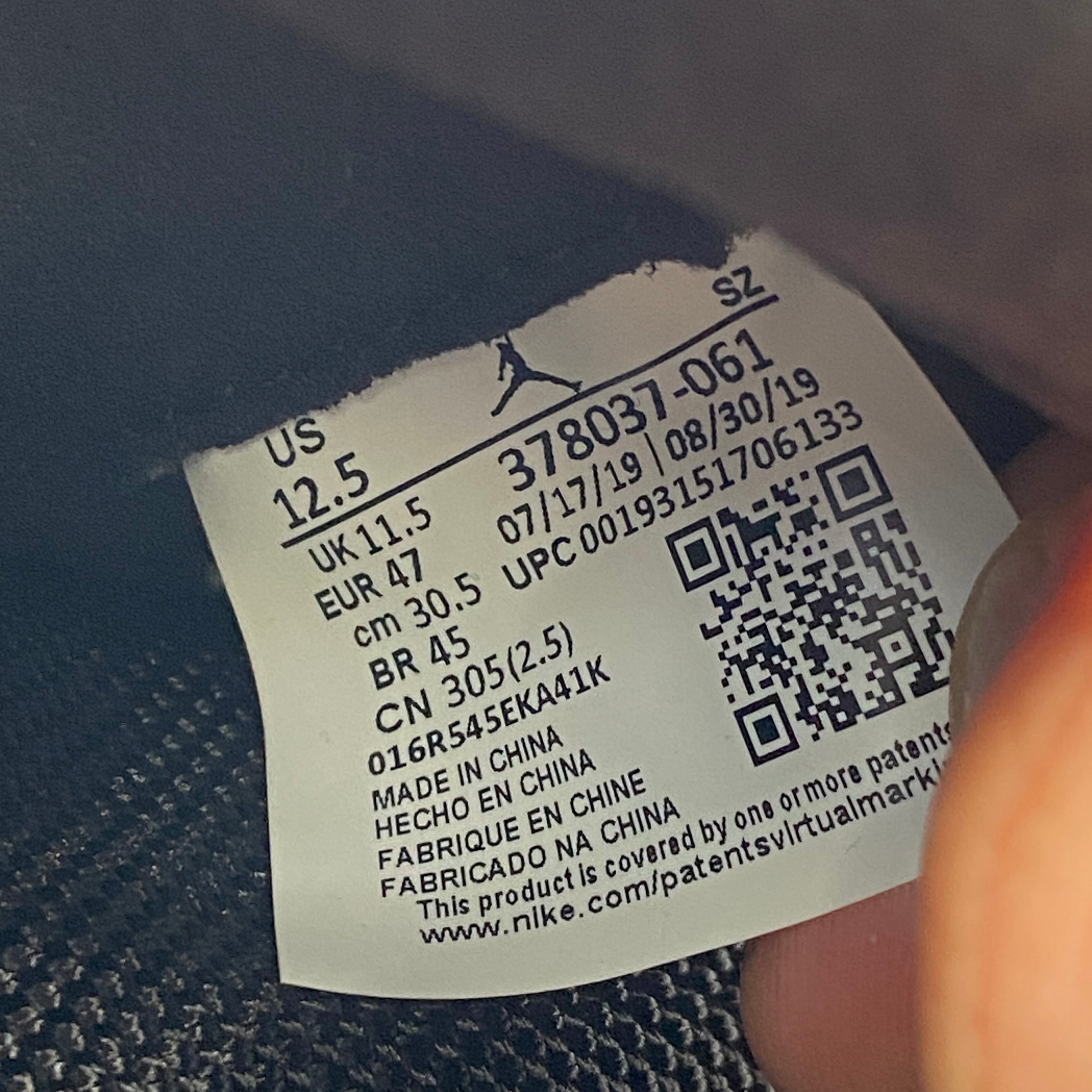 Air Jordan 11 Retro &quot;Bred&quot; 2019 New Size 12.5