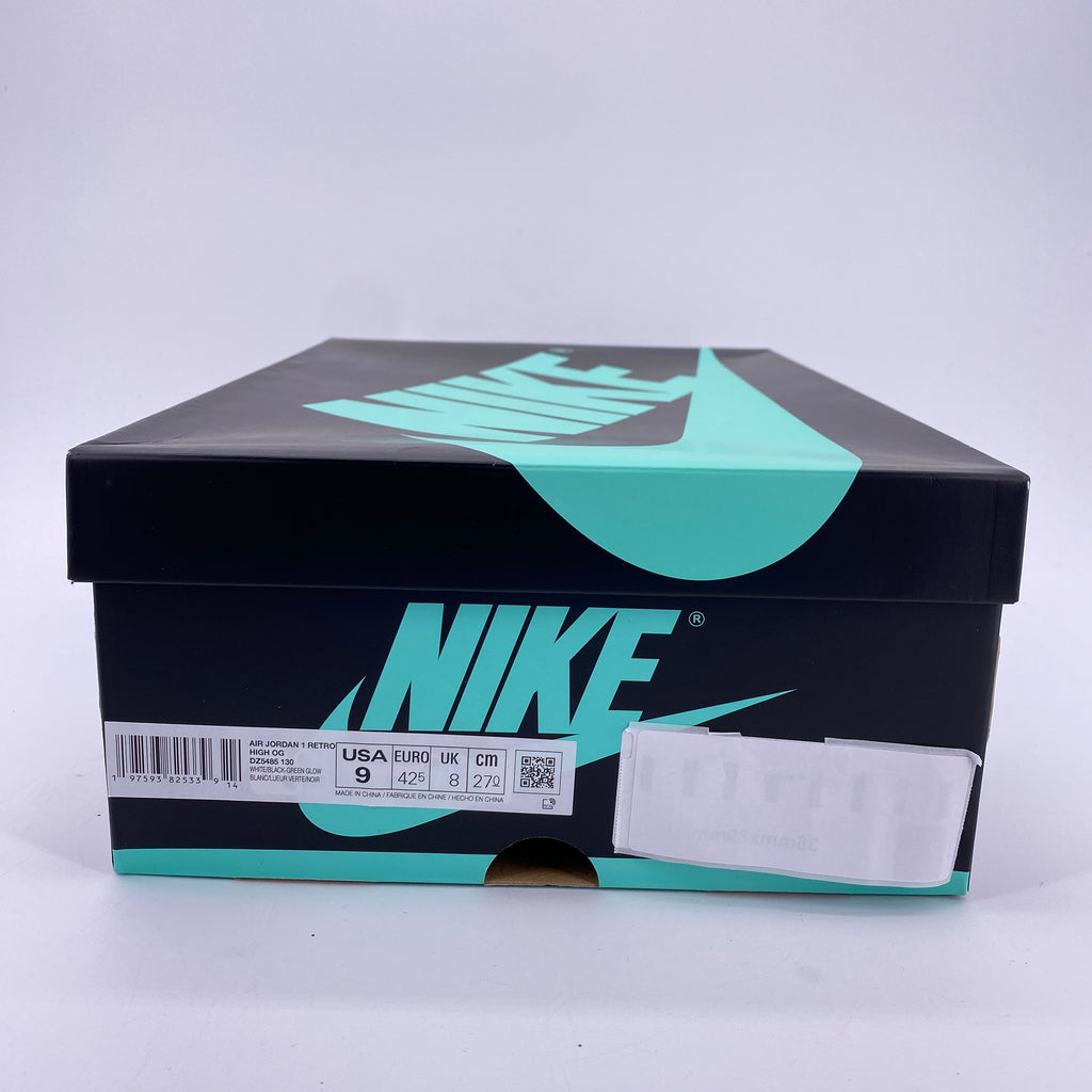 Air Jordan 1 Retro High OG "Green Glow" 2024 New Size 9