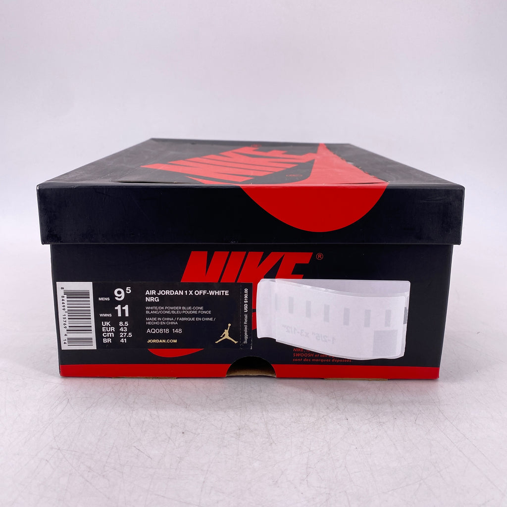 Air Jordan 1 Retro High OG "Off White Unc" 2018 New Size 9.5
