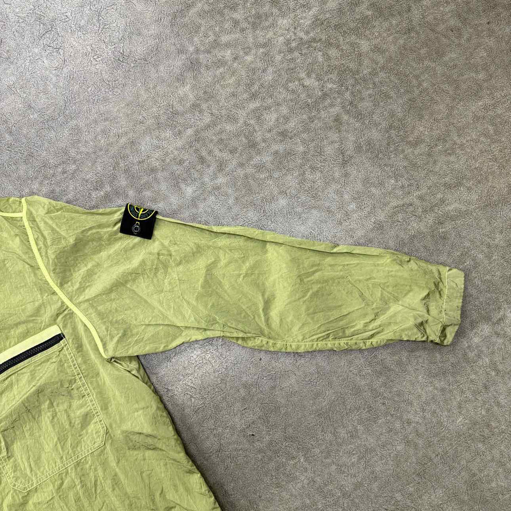 Stone Island Zip Up "NYLON" Green Used Size 2XL