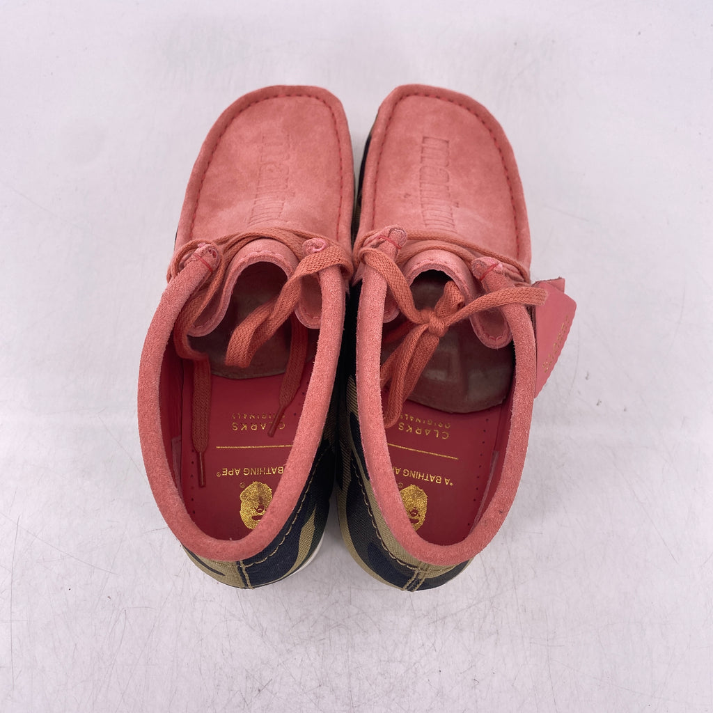 Clarks Wallabee "Bape Coral Combi" 2020 Used Size 9